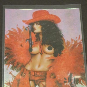 Olivia De Berardinis - Series 7 Clearly Olivia - Vintage 1997 - All Omnichrome 'Julie Strain' Single Chase Cards - Near Mint!