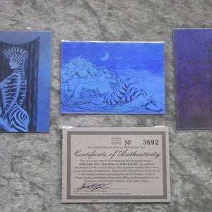 Olivia De Berardinis - Series 1 Limited Edition Hologram - Vintage 1994 - 3 Card Set! +COA