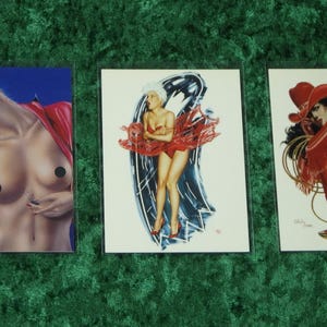 Olivia De Berardinis - Series 4 Best of Olivia - Vintage 1994 - 3 Card Ladies in Red Chase Subset - Near Mint!