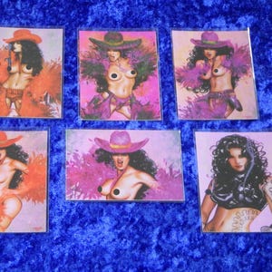 Olivia De Berardinis - Series 7 Clearly Olivia - Vintage 1997 - 6 Card 'Julie Strain' Chase Set - Near Mint!