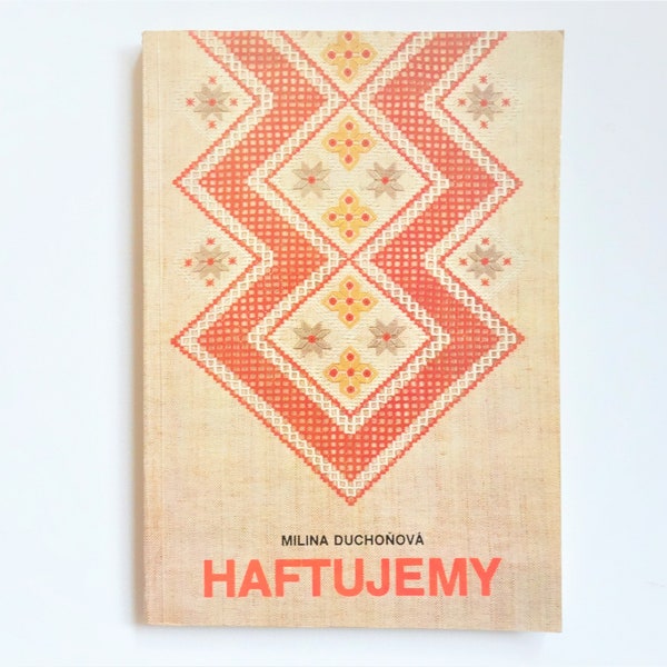 Vintage NEW folk Embroidery book.  Czechoslovakia ethnic regional folk cross-stitch patterns. European patterns embroidery in Polish 1980'