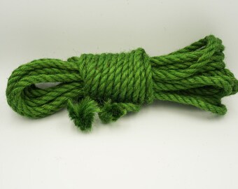 Jute rope 100% TOSSA Spring Green 8 m