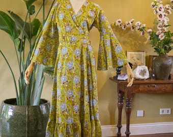 BLACKFISH The Label The Plantea Cotton Dress Dragonfly - Bohemian / witch / fortune teller / cottage core