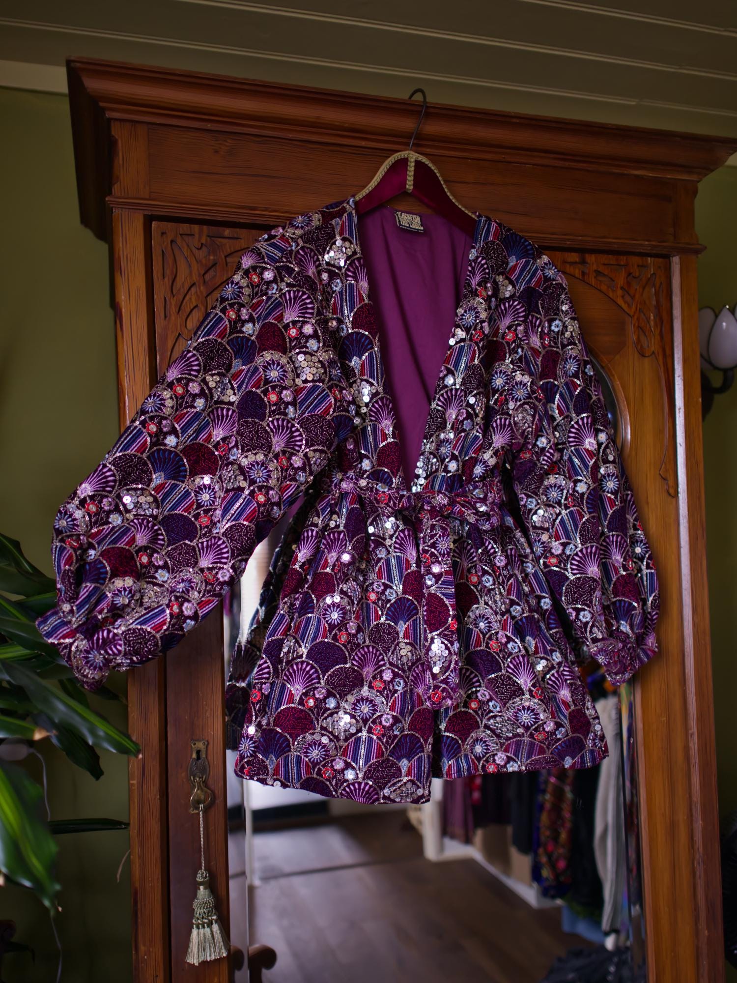 MORISTE Giacche In Tinta Unita Con Paillettes Nere Da Uomo, Cappotti