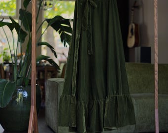 BLACKFISH The Label The Sabbath Skirt Viper - fortune teller / witch / bohemian / velvet