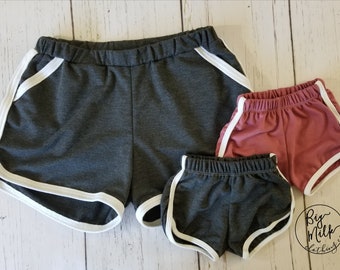 trackie shorts womens