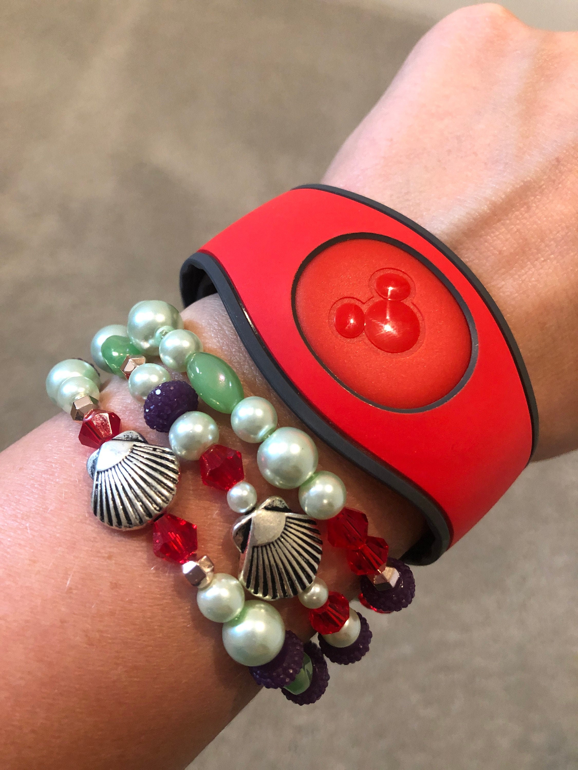 Ariel Inspired Beaded Bracelets, Little Mermaid Beaded Bracelet