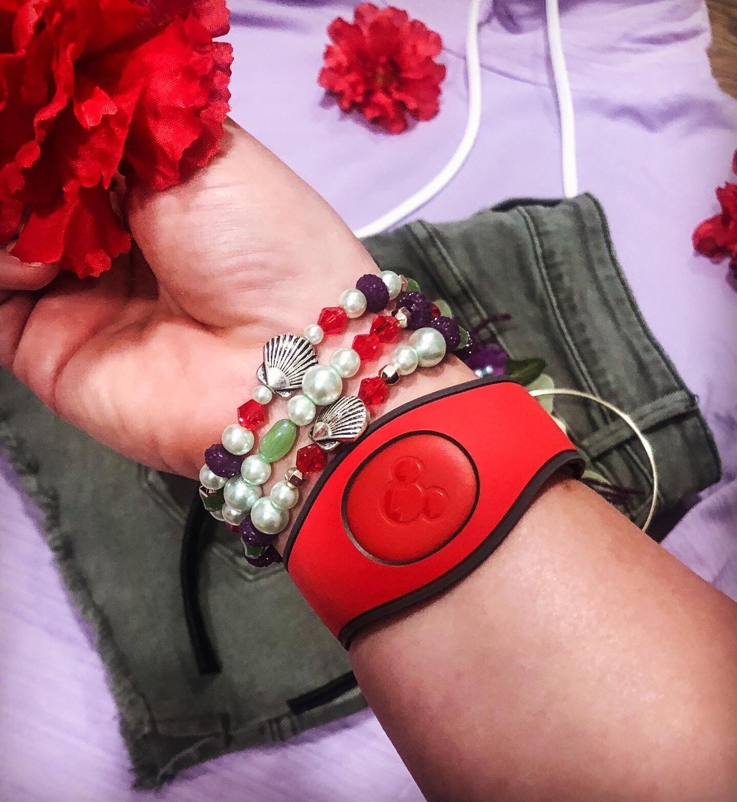 Ariel Inspired Beaded Bracelets, Little Mermaid Beaded Bracelet