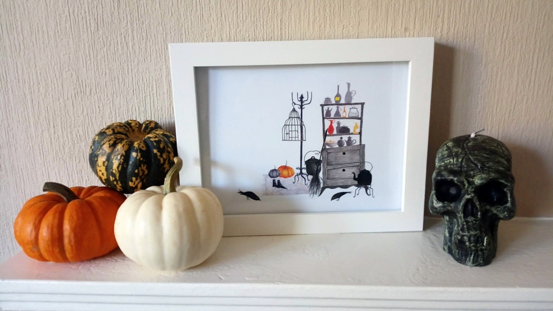 Witches House Interior Illustration Art Print - Etsy