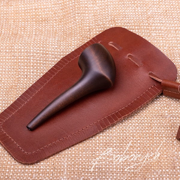 Leather Case For Pocket Smoking Pipe