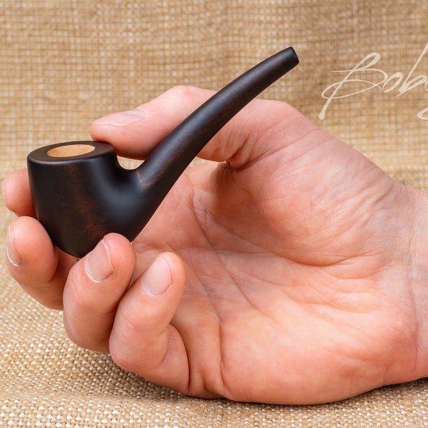 Pocket wooden smoking pipe Miniature Gandalf pipe