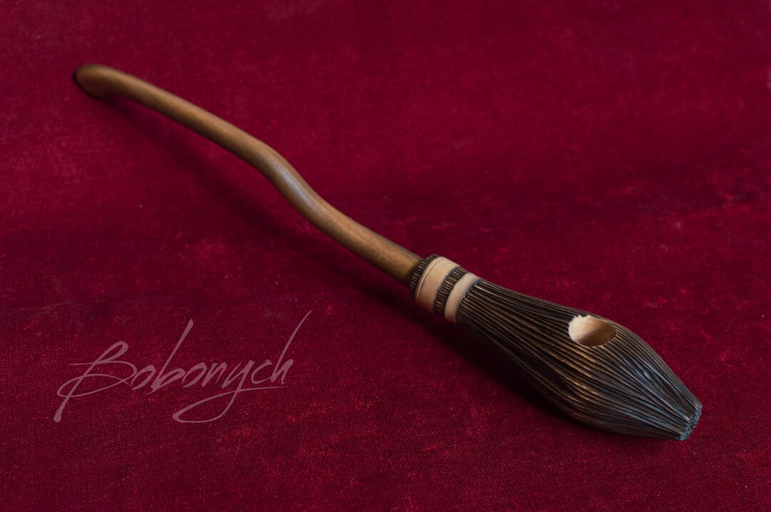 Harry Potter Pipe Nimbus 2000 Harry Potter Art Wooden Pipe Etsy