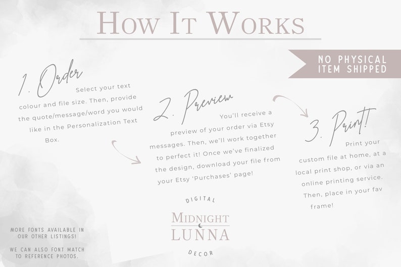 Create Your Own Quote Print PRINTABLE Printable Quote Custom Etsy Canada