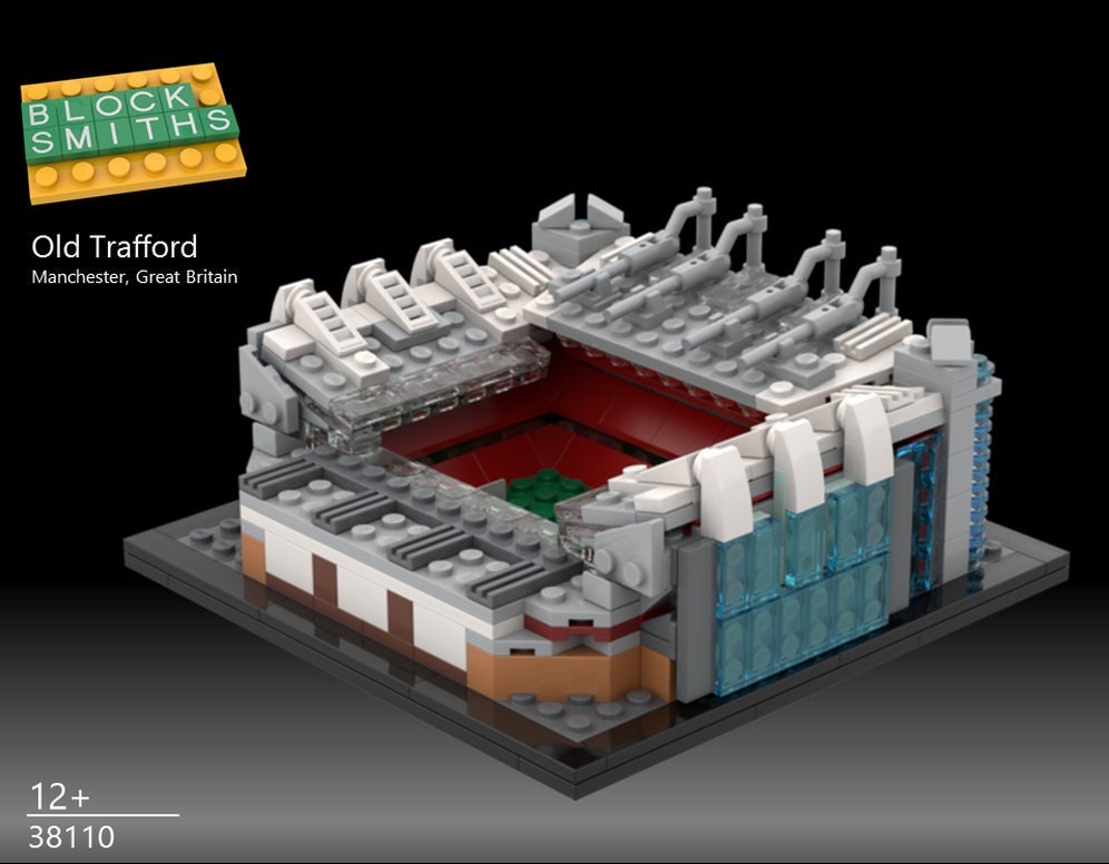 Mini Old Trafford Stadium manchester United F.C. Model INSTRUCTIONS ONLY -   UK