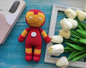 Superhero Doll Original Crochet PDF Pattern in English, Superhero Amigurumi Crochet Pattern pdf, superhero pattern