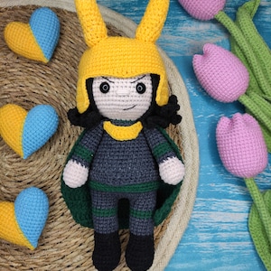 Superhero Crochet Pattern, English crochet pattern, Amigurumi Crochet Doll Pattern, Super hero Crochet dolls, Comics toy