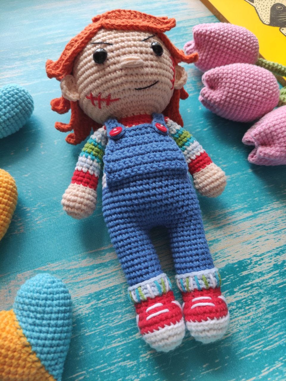 Chucky Crochet Pattern Amigurumi in English (PDF Download) - Etsy