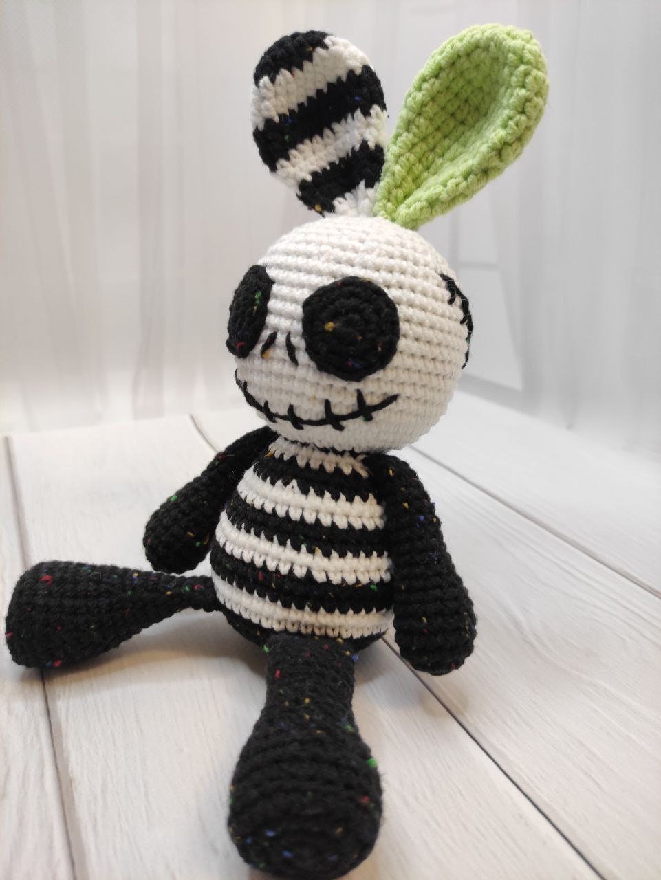 PDF Crochet Small Voodoo Bunny Amigurumi Pattern Button Eyes, Crochet  Halloween Halloween Crochet Pattern Zombie Pattern Monster Toy Pattern 