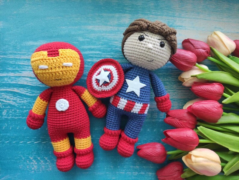 Handmade Crochet Superhero Dolls – Gift for Kids main image 1