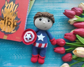 Superhero Doll Crochet Pattern PDF, superhero pattern, Amigurumi Crochet Doll Pattern, Super hero Crochet dolls