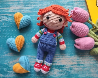 Chucky Crochet Pattern Amigurumi in English (PDF Download)
