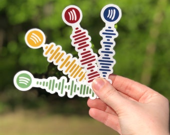 Spotify Code | Choose Your House | Die Cut Sticker