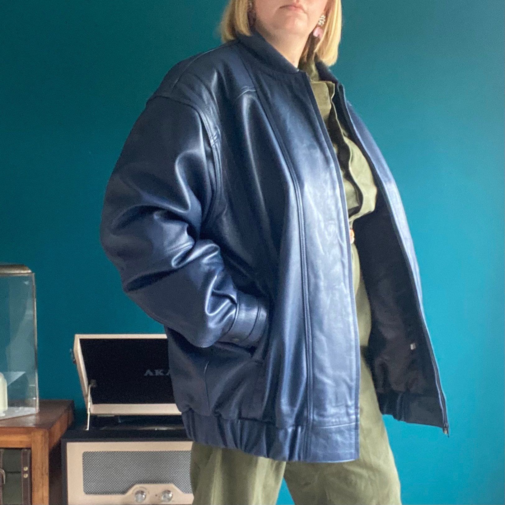 Xxl Leather Jacket - Etsy