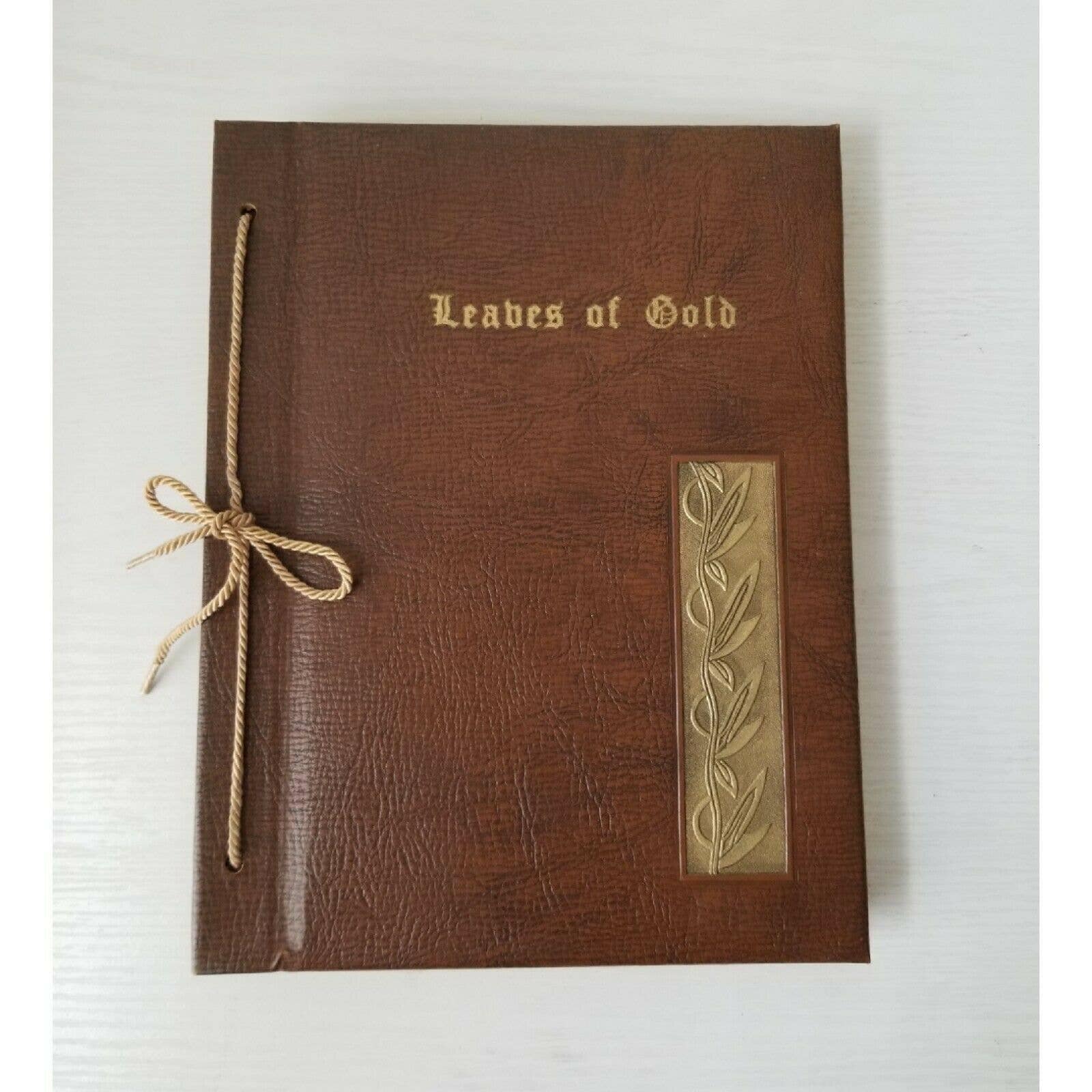 Vintage Leaves of Gold 1948 Edition Leather Bound Book Prayers Etsy