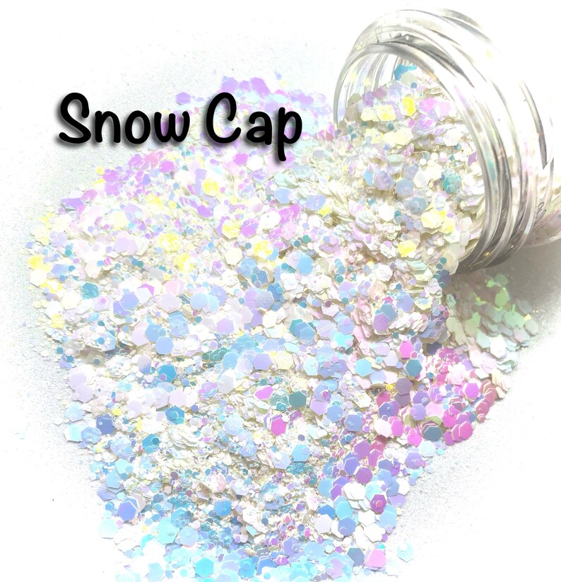 Deals Outlet Snow Cap Winter/Christmas/Holiday Glitter