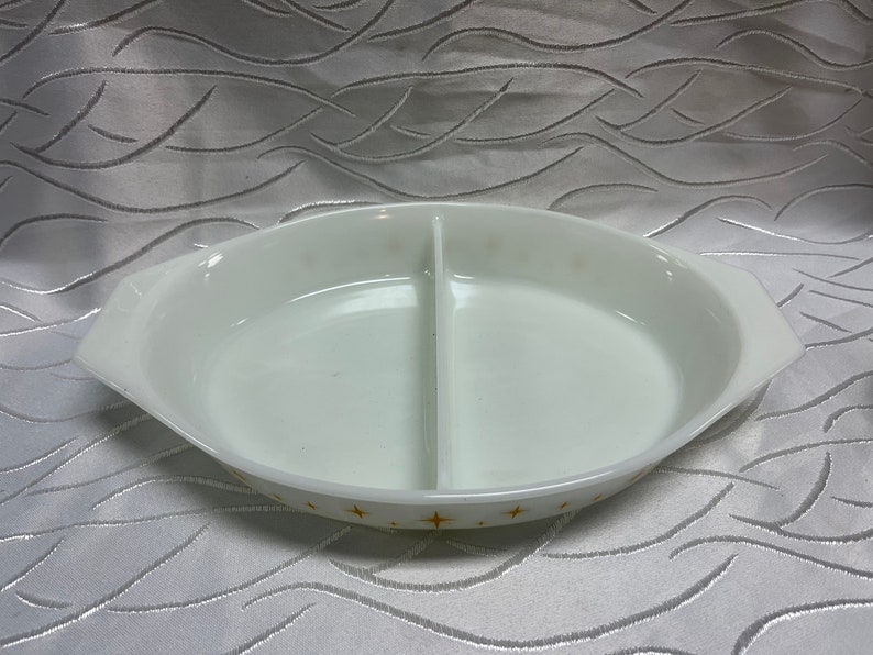 Pyrex Constellation Divided Dish 1959 Promotional No Lid image 3