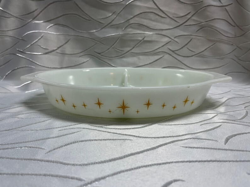 Pyrex Constellation Divided Dish 1959 Promotional No Lid image 1