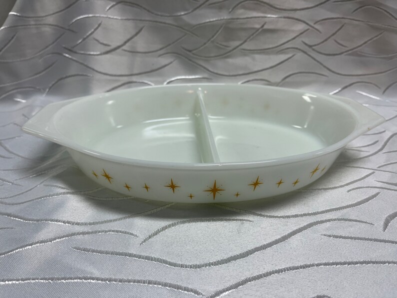 Pyrex Constellation Divided Dish 1959 Promotional No Lid image 4