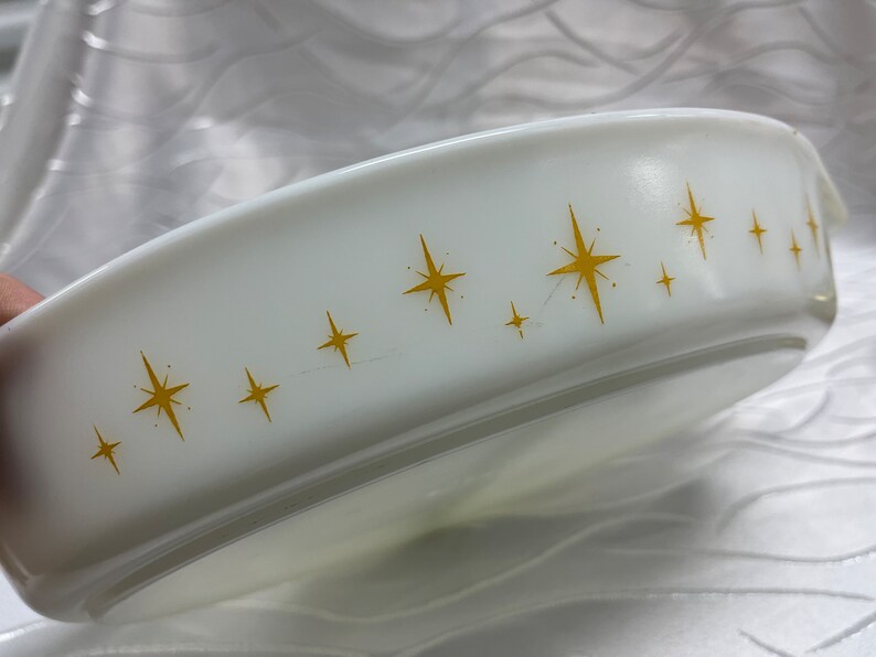 Pyrex Constellation Divided Dish 1959 Promotional No Lid image 2