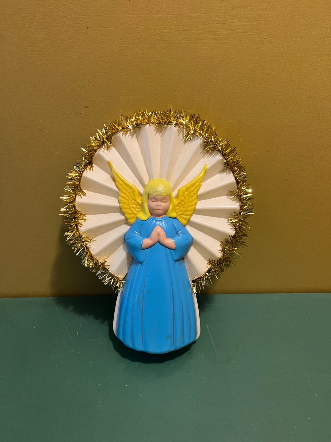 Vintage Christmas Angel Tree Topper Etsy