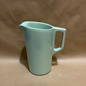 Vintage 1972 mint green turquoise melmac jug melamine dinnerware