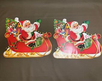 Vintage 1960’s Christmas Die cut SOLD SEPARATELY