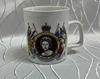 Queen Elizabeth II Silver Jubilee Mug 1977
