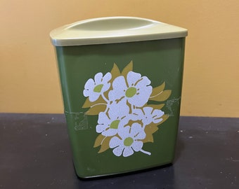 Vintage 1970’s Avocado Green canister