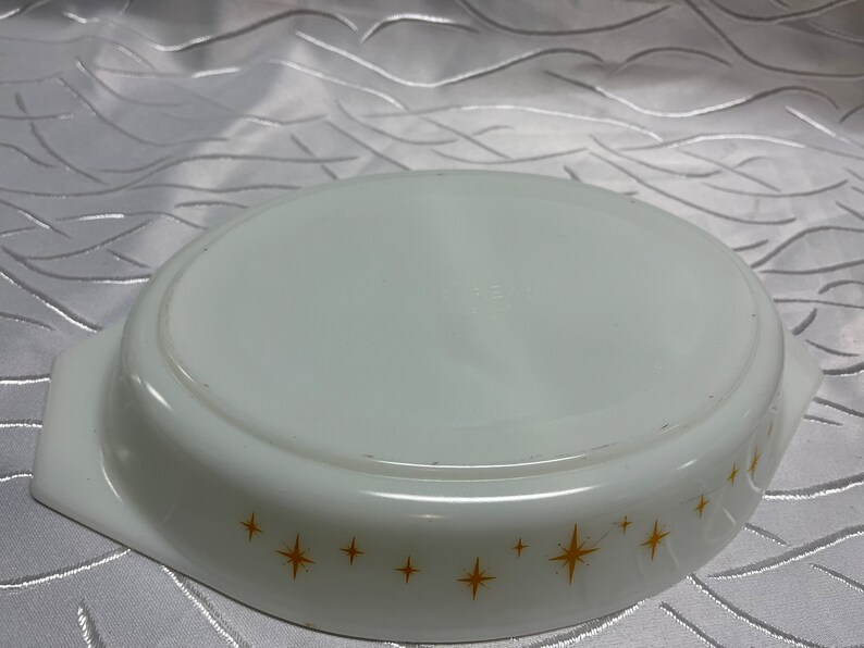 Pyrex Constellation Divided Dish 1959 Promotional No Lid image 7