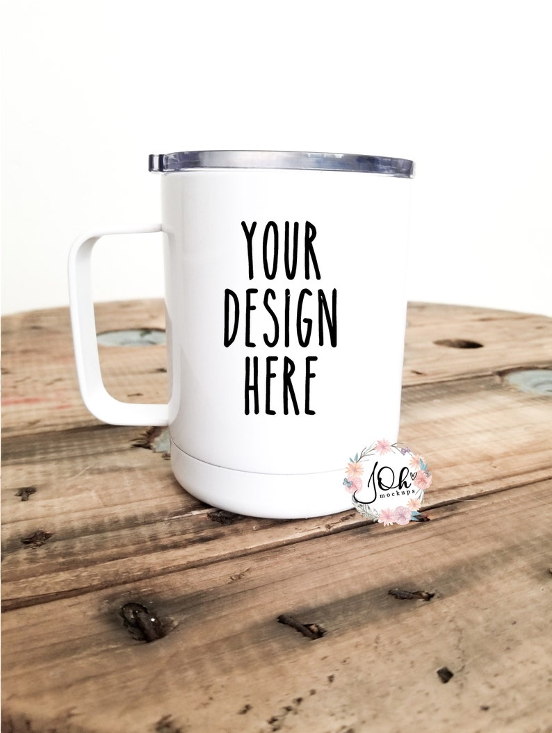 Download Camping Mug Mockup Stainless Steel Mug Mockup Sublimation ...