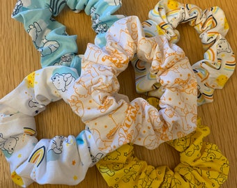 New designs of Winnie the Pooh scrunchies