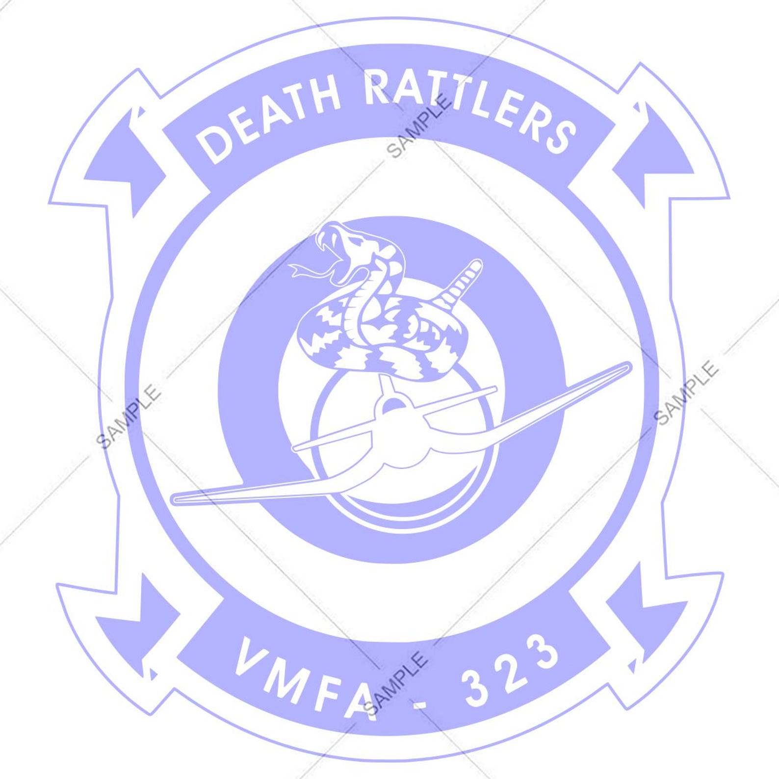 Rusty Rattler Logo Design VMFA 323 Death Rattlers Logo Vector | SVG PNG for Engraving and Design ...