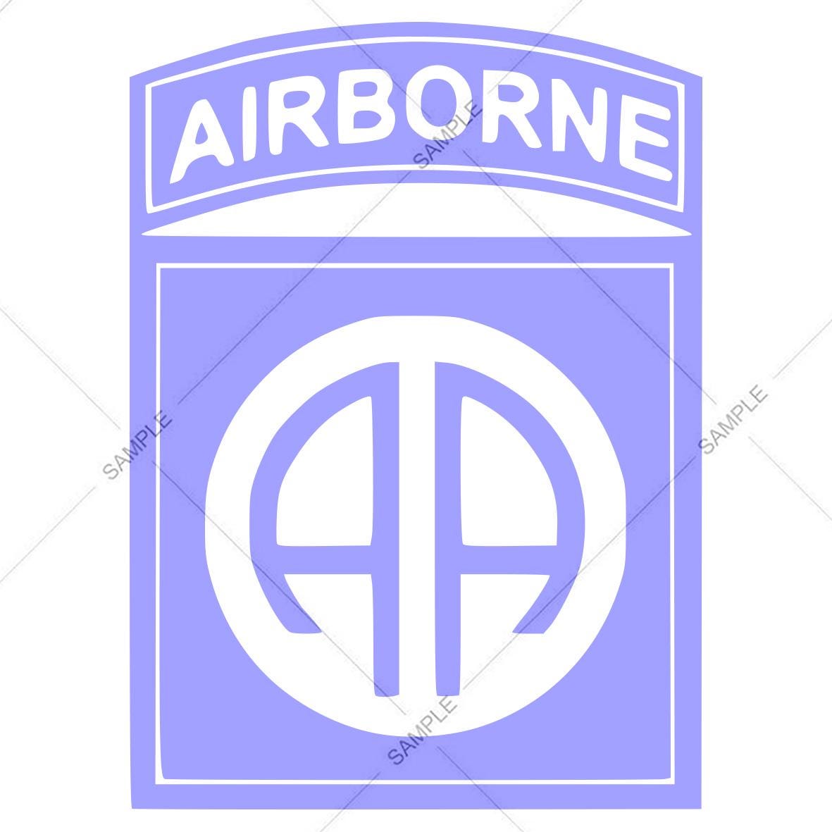 Army 82nd Airborne Logo Vector SVG PNG for Engraving and Design - Etsy