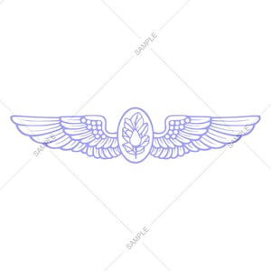 Logotipo do selo de asas do cirurgião de voo da Marinha em vetor SVG PNG para gravação e design