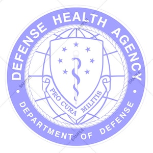 DOD Defense Health Agency Seal Logo Department of Defense Vector SVG PNG for Engraving and Design