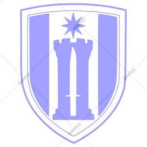 Logotipo vectorial SVG PNG de la 372.ª Brigada de Ingenieros del Ejército para grabado y diseño