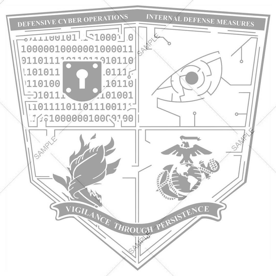 8th Communications Defensive Cyber Operations Logo: Vector SVG PNG for ...