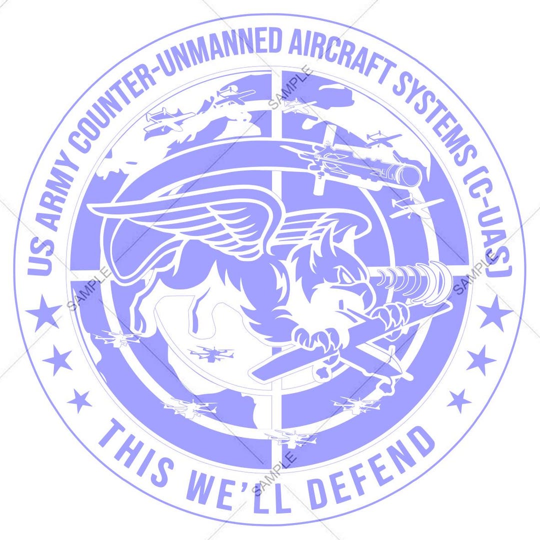 Vector Uas Army Counter Unmanned Aircraft Systems C-UAS Vector SVG PNG for ...