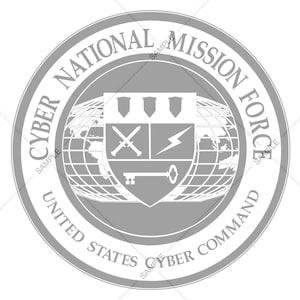 United States Cyber Command Cyber National Mission Force Logo Vector SVG PNG voor gravure en ontwerp