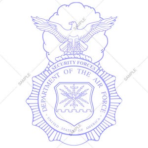 Air Force Security Forces Badge Vector Logo (SVG, PNG)